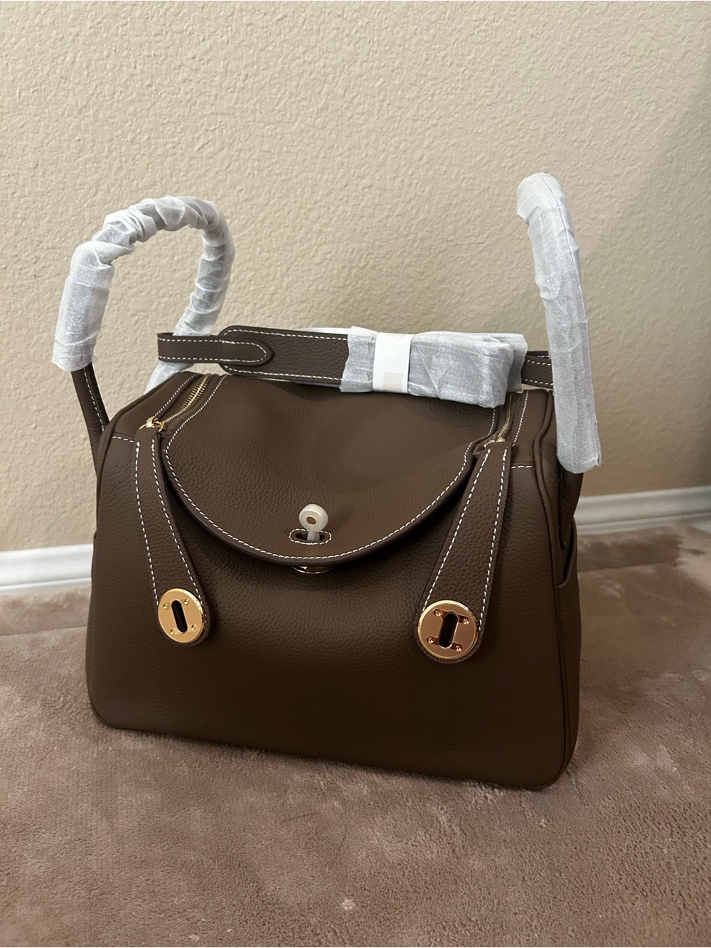26cm Dark Khaki Pillow Bag